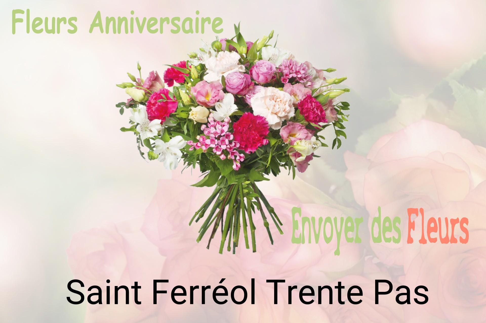 Bouquet de fleurs d’anniversaire livré à Saint-Ferréol-Trente-Pas