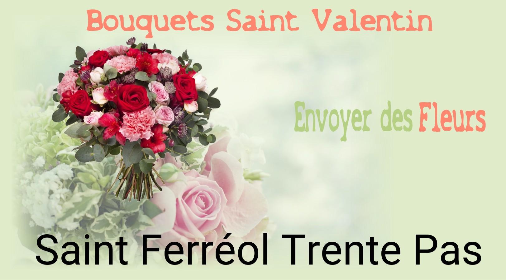 Roses de Saint-Valentin livrées à Saint-Ferréol-Trente-Pas
